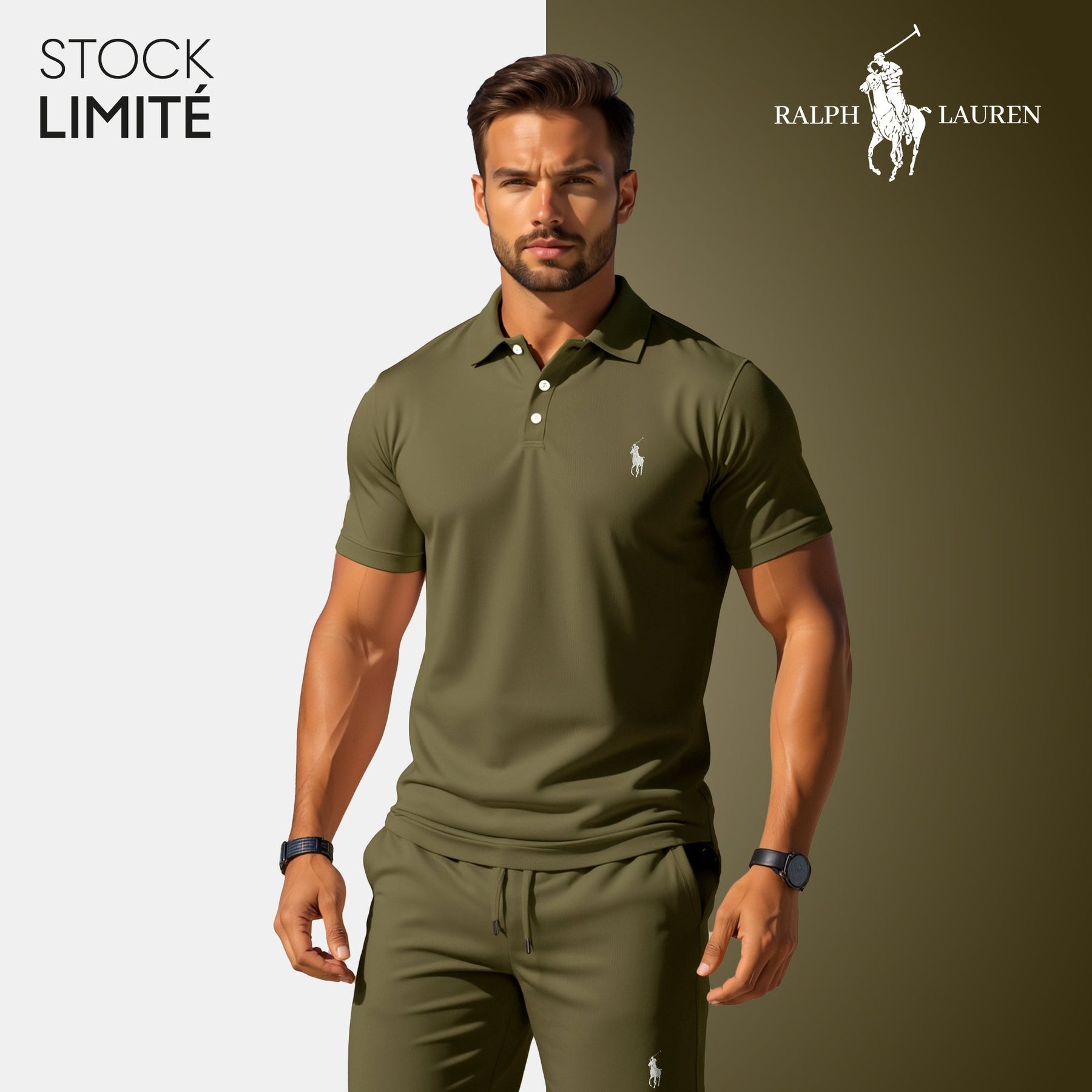 Ensemble Polo & Short Homme – R&L® | Édition Limitée
